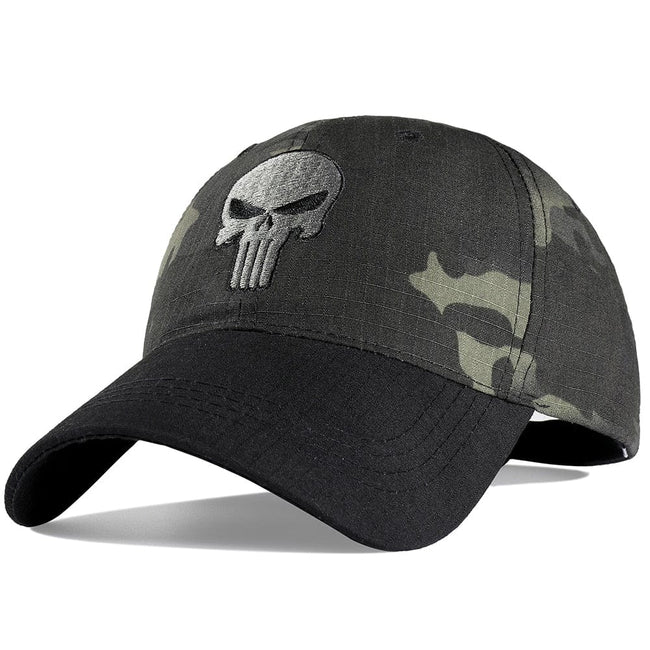 ACTION AIRSOFT 0 Casquette Skull Multicam noir