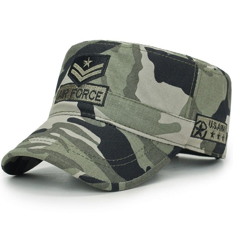 Casquette officier US Army, chocolat, nominative Casquette officier US Army, chocolat, nominative
