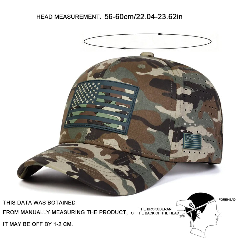 Casquettes de Baseball unisexes avec broderie de drapeau américain, chapeaux décontractés réglables pour l'extérieur, chapeau de protection solaire, casquette de sport, printemps et été