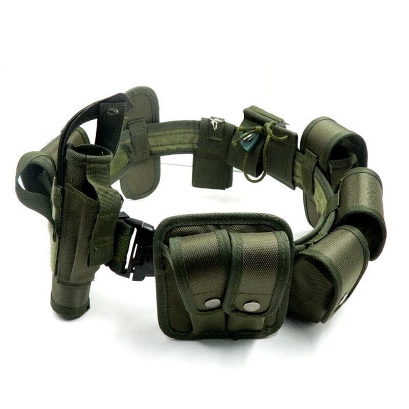 ACTION AIRSOFT 0 green Ceinture avec ensemble pochettes 10 en 1