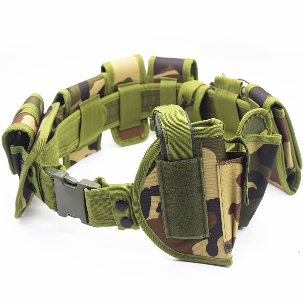 ACTION AIRSOFT 0 woodland Ceinture avec ensemble pochettes 10 en 1