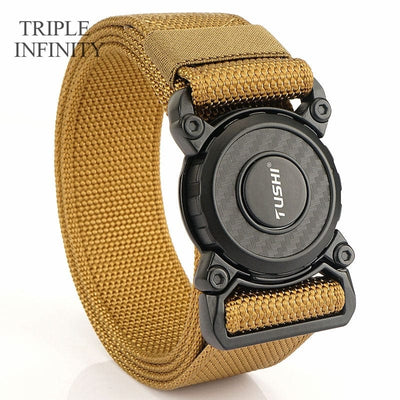 ACTION AIRSOFT 0 Brown / 125 cm Ajustable Ceinture boucle rotative TP Infinity