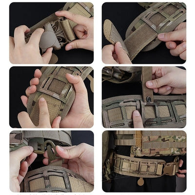 LEGEND AIRSOFT 0 Ceinture combat Molle FTB étanche