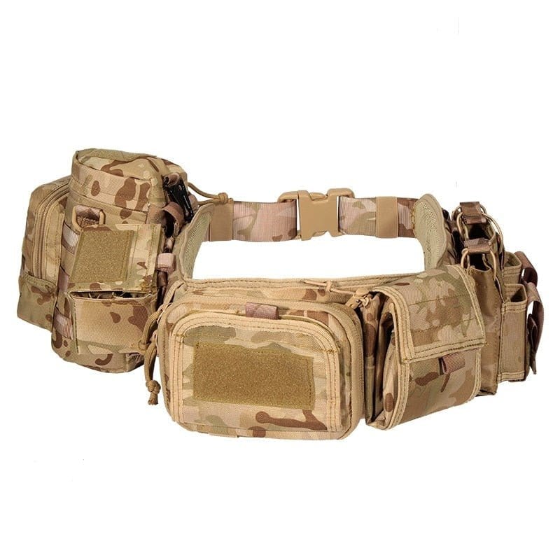 LEGEND AIRSOFT 0 Multicam Desert Ceinture Molle CS Velcro YKD + 5 pcs