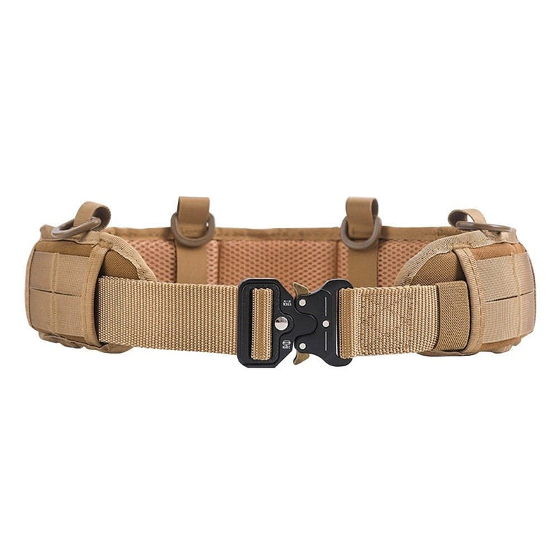 FGS 0 Tan Ceinture tactique rembourrée ajustable FGS