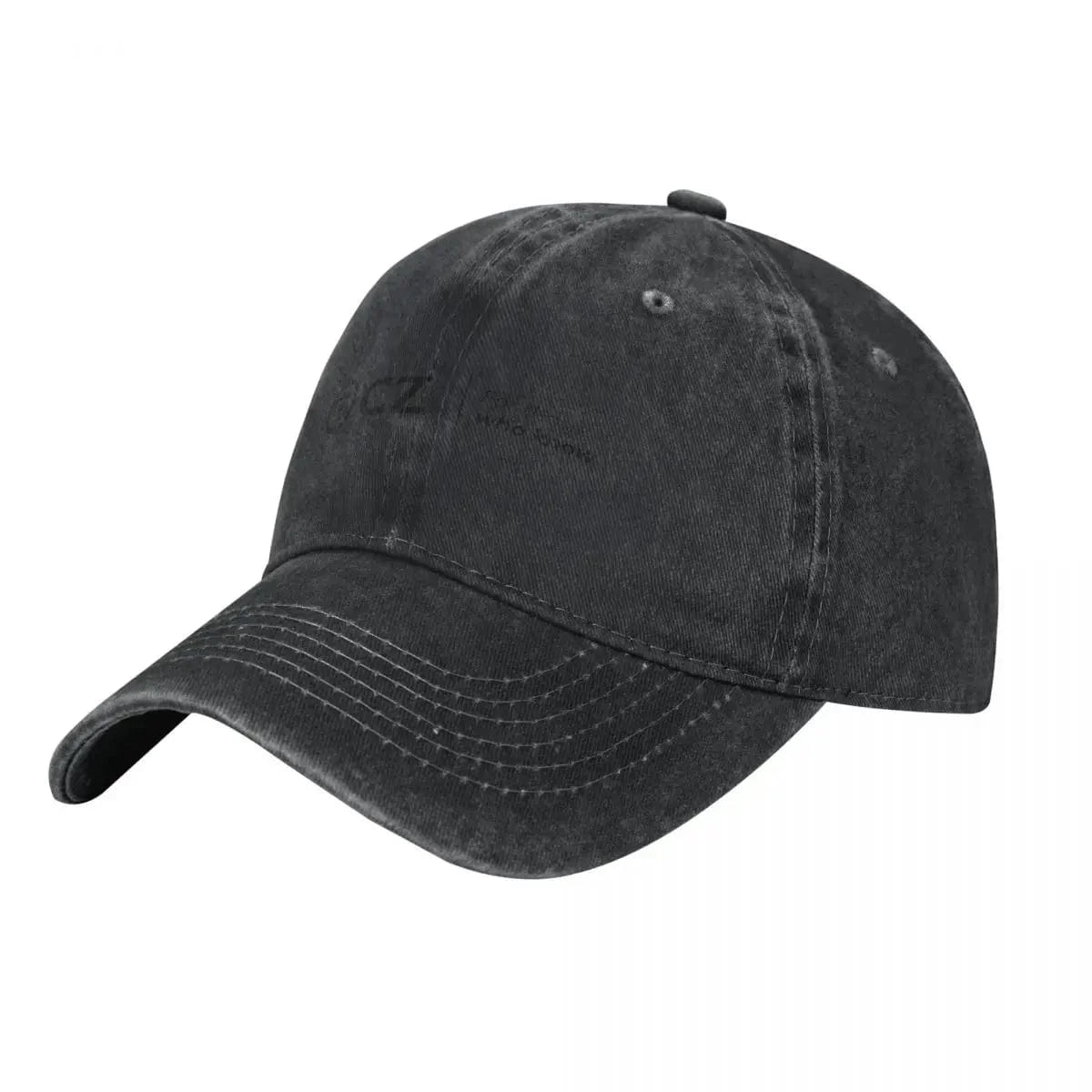 Ceska Zbrojovka CZ Firearms Men Women Baseball Cap Guns Distressed Denim Hats Cap Vintage Outdoor Travel Adjustable Snapback Cap black / As Shown