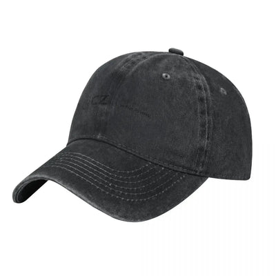 Ceska Zbrojovka CZ Firearms Men Women Baseball Cap Guns Distressed Denim Hats Cap Vintage Outdoor Travel Adjustable Snapback Cap black / As Shown