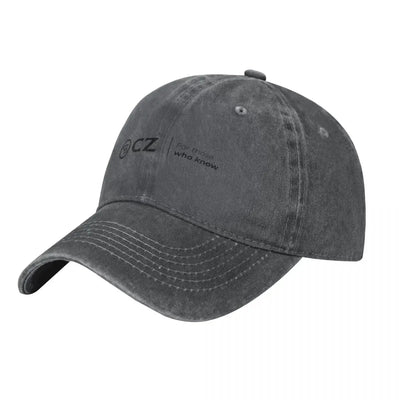 Ceska Zbrojovka CZ Firearms Men Women Baseball Cap Guns Distressed Denim Hats Cap Vintage Outdoor Travel Adjustable Snapback Cap DARK GRAY / As Shown