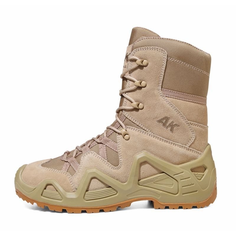 ACTION AIRSOFT 0 Marron / 39 Chaussures de combat cuir AK T-02