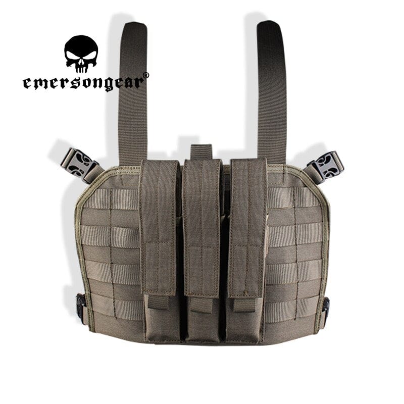 ACTION AIRSOFT 0 Gris / One Size Chest Rig chargeur MOLLE MP7 EmGear