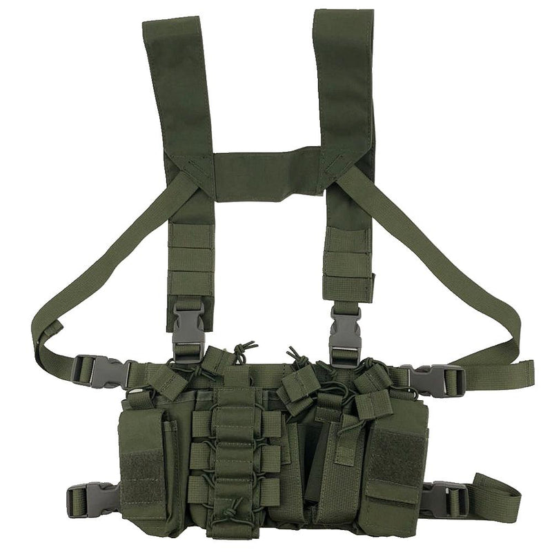 ACTION AIRSOFT 0 Ranger Green Chest Rig réglable pochette RH Gun