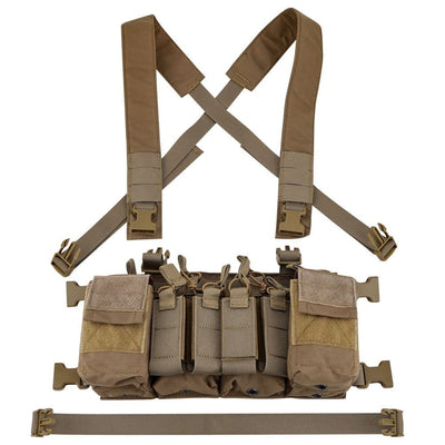 ACTION AIRSOFT 0 Coyote marron / Unique Chest Rig Tactical Rig X 7.62 5.45