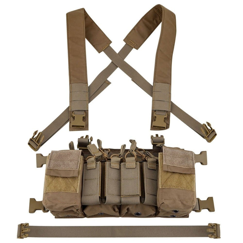 ACTION AIRSOFT 0 Coyote marron / Unique Chest Rig Tactical Rig X 7.62 5.45