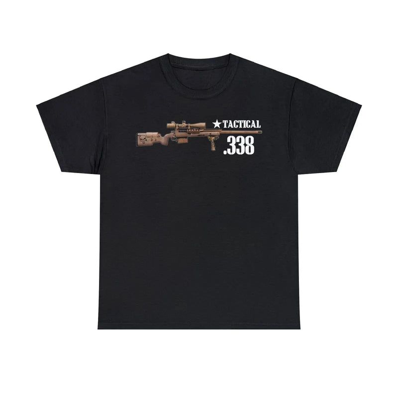 Chris Kyle The Legend Tactical .338 Sniper Rifle T-Shirt 100% Cotton O-Neck Short Sleeve Summer Casual Mens T-shirt Size S-3XL black / L