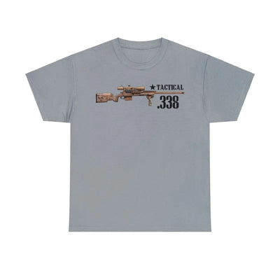 Chris Kyle The Legend Tactical .338 Sniper Rifle T-Shirt 100% Cotton O-Neck Short Sleeve Summer Casual Mens T-shirt Size S-3XL GRAY / XXL