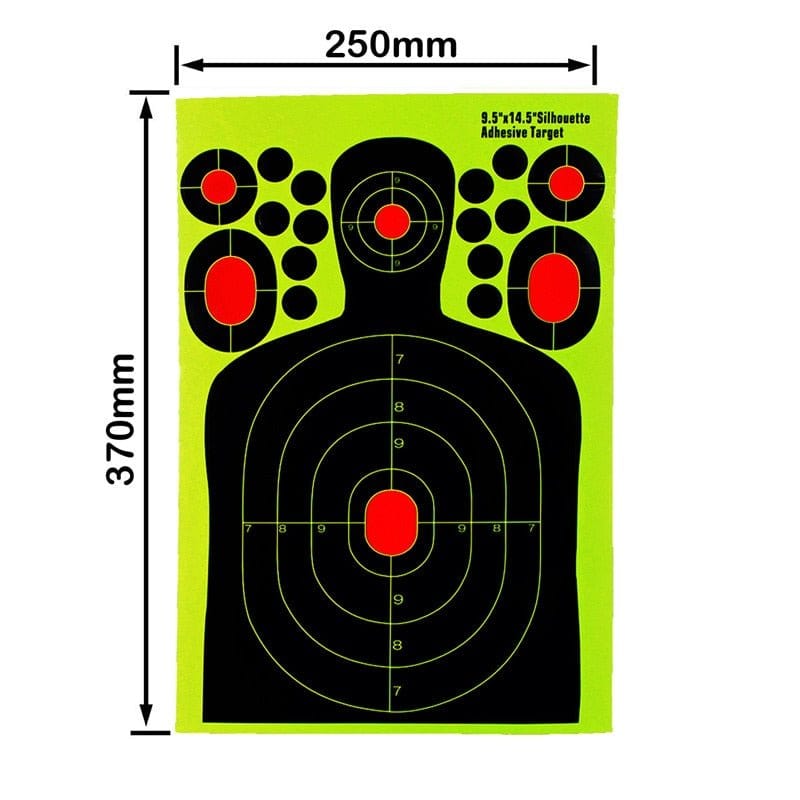 LEGEND AIRSOFT 0 Cible autocollante 9.5 pouces à réactivité