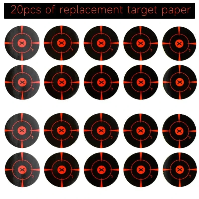 Cible de tir roulante réactive Walk multi-faces Papier cible (20pcs)