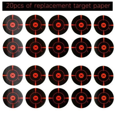 Cible de tir roulante réactive Walk multi-faces Papier cible (20pcs)