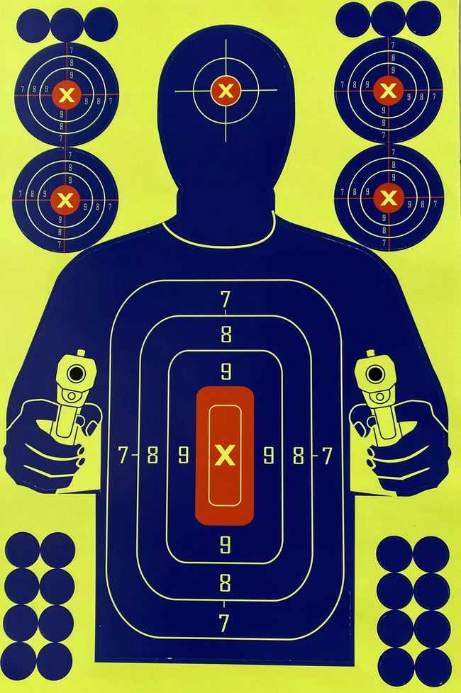 Cibles humaine 30x45cm AIMGAME 10pcs