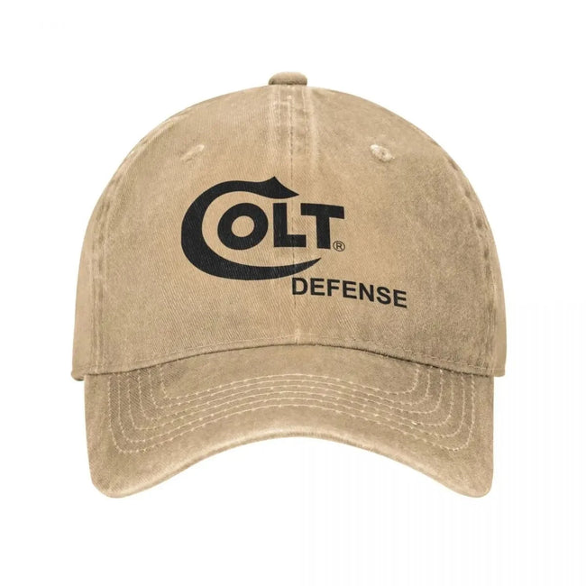 Colt Baseball Cap Handgun Logo Fashion Unisex-Teens Washed Trucker Hat Breathable Print Tennis Skate Baseball Caps