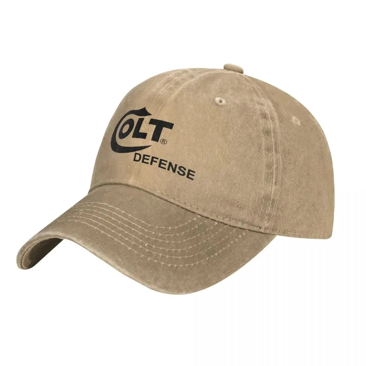 Colt Baseball Cap Handgun Logo Fashion Unisex-Teens Washed Trucker Hat Breathable Print Tennis Skate Baseball Caps Natural / One Size