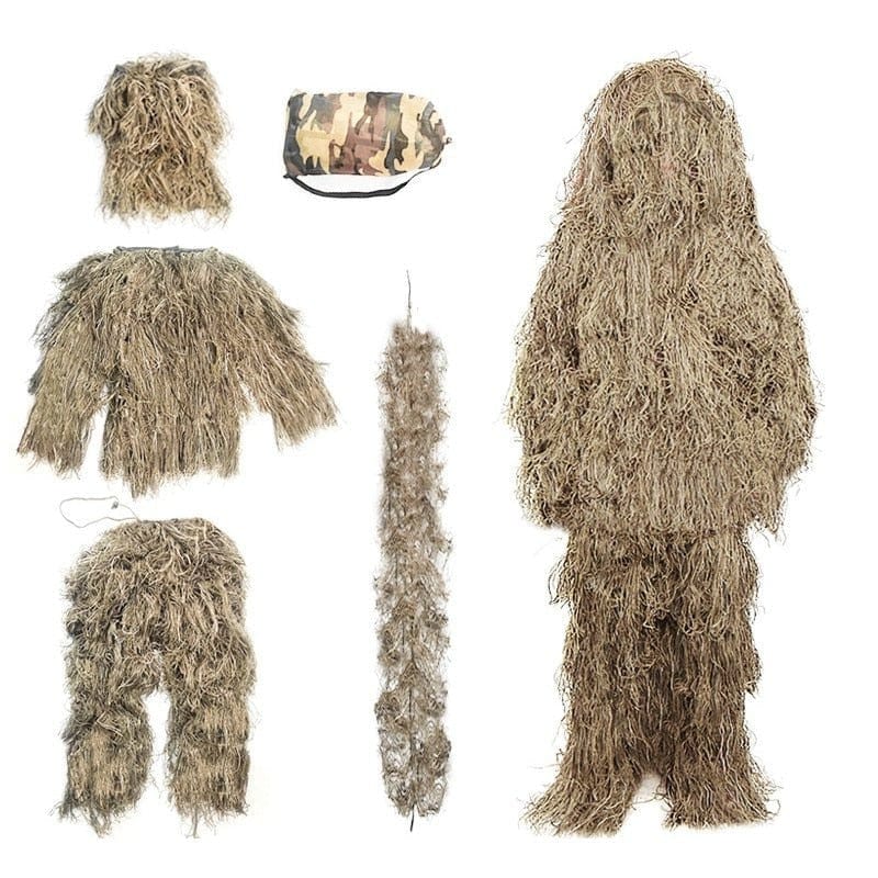 ACTION AIRSOFT 0 Marron / 110 140 cm Costume enfant Ghillie Sniper 5 pcs