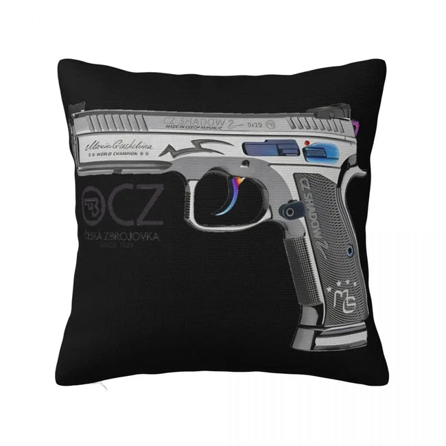 Cz Shadow 2 Cushion Decorative Cushion Room Decorating Items Pillow Case Pillow Cover White / 66x66cm