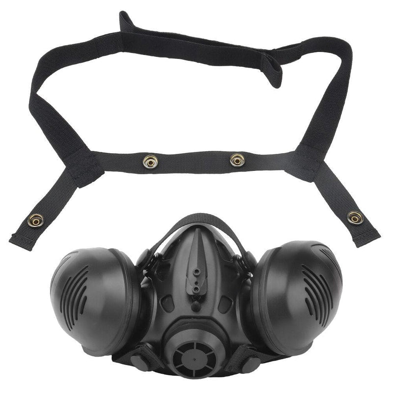 ACTION AIRSOFT 0 Noir Demi-masque double respirateur V2 TOS