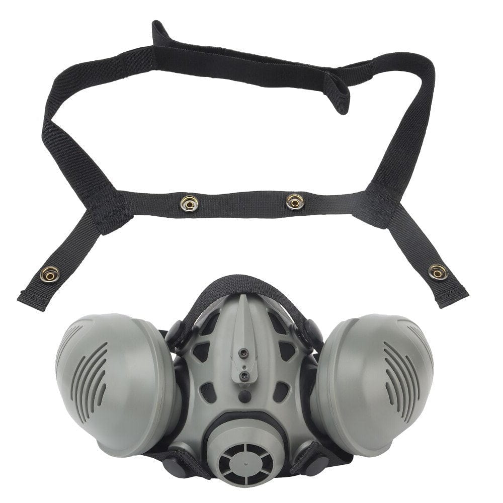 ACTION AIRSOFT 0 Gris Demi-masque double respirateur V2 TOS