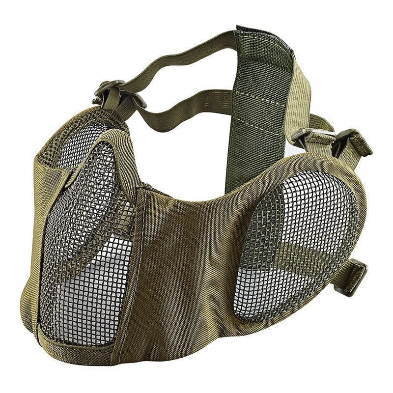 eventoloisirs 0 Ranger green Demi-masque filet métal BattleLite ARS