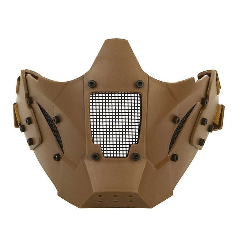 ACTION AIRSOFT 0 Coyote marron Demi-masque Iron Warrior Airsoft/Paintball