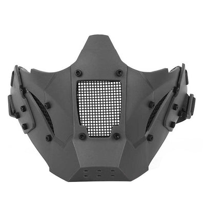 ACTION AIRSOFT 0 Gris Demi-masque Iron Warrior Airsoft/Paintball