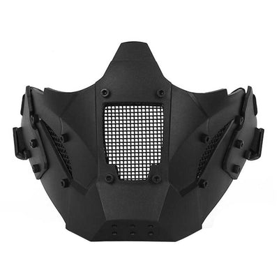 ACTION AIRSOFT 0 Noir Demi-masque Iron Warrior Airsoft/Paintball