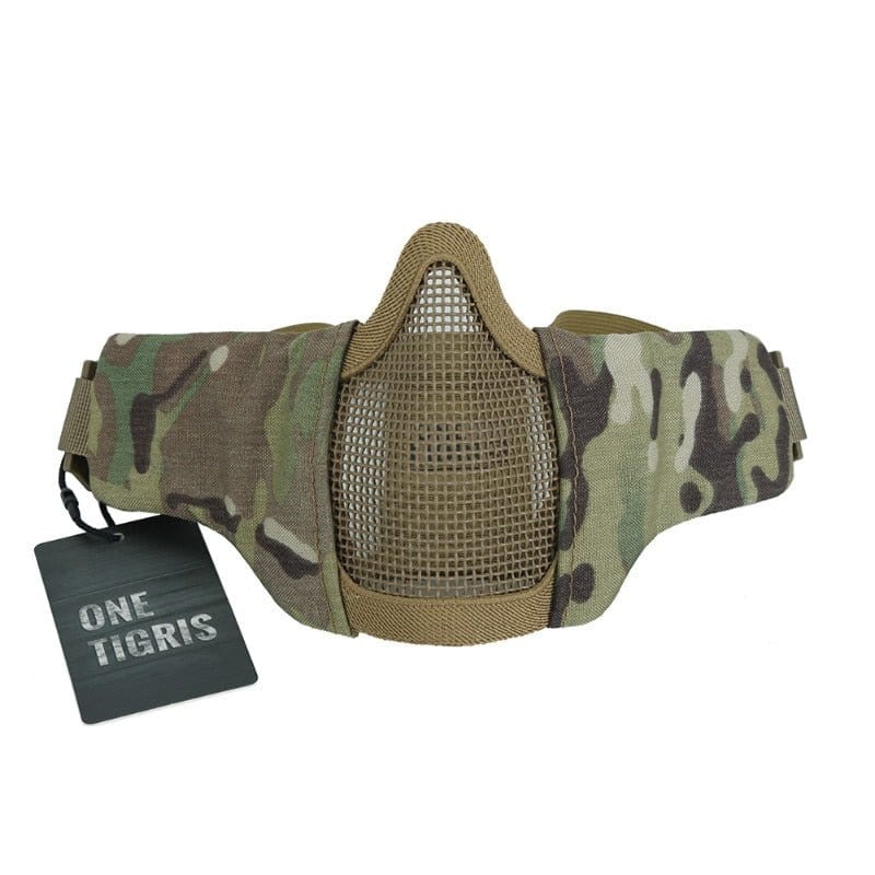 ACTION AIRSOFT 0 Multicam Demi-masque réglable OneTigris