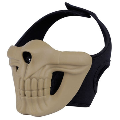 ACTION AIRSOFT 0 Kaki Demi-masque squelette Protector OS