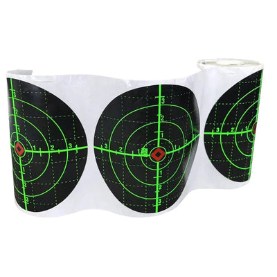 Diameter 15cm*100pcs/ roll  Reactive & splatter Shooting targets for Gun-Pistol-Rifle-Airsoft-Pellet Gun- Air rifle 100 Pcs Per Roll
