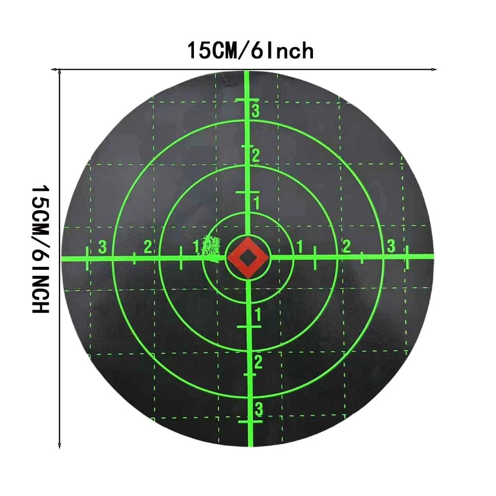 Diameter 15cm*100pcs/ roll  Reactive & splatter Shooting targets for Gun-Pistol-Rifle-Airsoft-Pellet Gun- Air rifle 100 Pcs Per Roll
