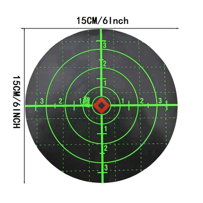 Diameter 15cm*100pcs/ roll  Reactive & splatter Shooting targets for Gun-Pistol-Rifle-Airsoft-Pellet Gun- Air rifle 100 Pcs Per Roll