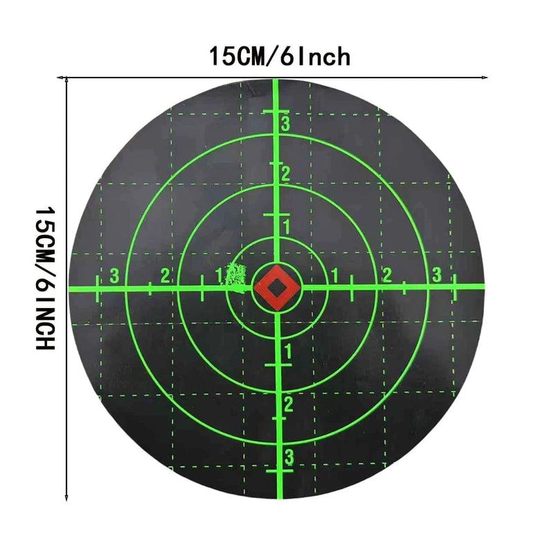 Diameter 15cm*100pcs/ roll  Reactive & splatter Shooting targets for Gun-Pistol-Rifle-Airsoft-Pellet Gun- Air rifle 100 Pcs Per Roll