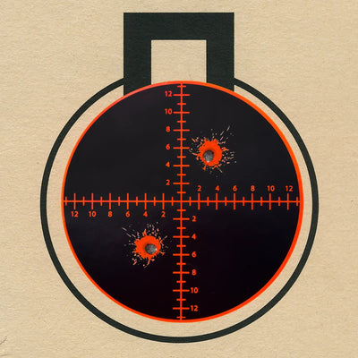 Digital Red Green Ruler Code Shooting Practice Splash Target Stickers Shooting Target Training Supplies Stickers Fluorescent Color Labels (Can Be Used for Real Guns to Practice with Air Gun Practice)