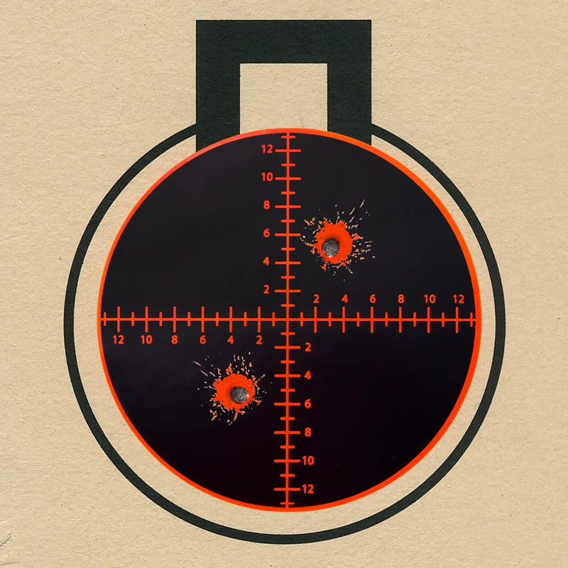 Digital Red Green Ruler Code Shooting Practice Splash Target Stickers Shooting Target Training Supplies Stickers Fluorescent Color Labels (Can Be Used for Real Guns to Practice with Air Gun Practice)