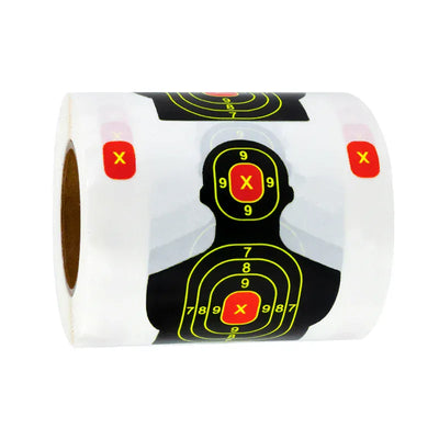 Digital Ring Humanoid Can Be Attached to Square Red Quasi-Centered Self-Adhesive Target Paper Shooting Practice Splash Target Sticker 200Pcs 2.76In*2.76In Shooting Target Training Supplies Sticker Fluorescent Color Label (Can 01106