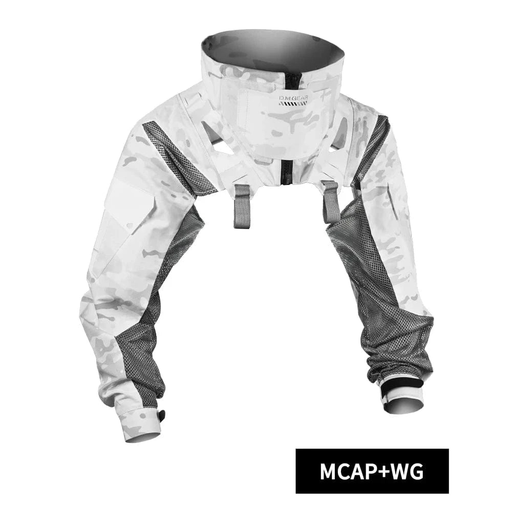 DMgear Original Tactical Combat Uniform Long Sleeve Camouflage Clothing Breathable Comfortable Hunting Accessories Outdoors MACPWG / M