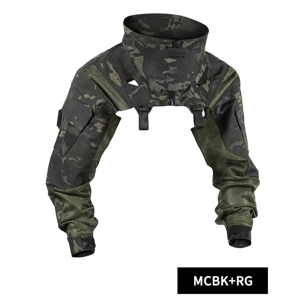 DMgear Original Tactical Combat Uniform Long Sleeve Camouflage Clothing Breathable Comfortable Hunting Accessories Outdoors MCBKRG / M