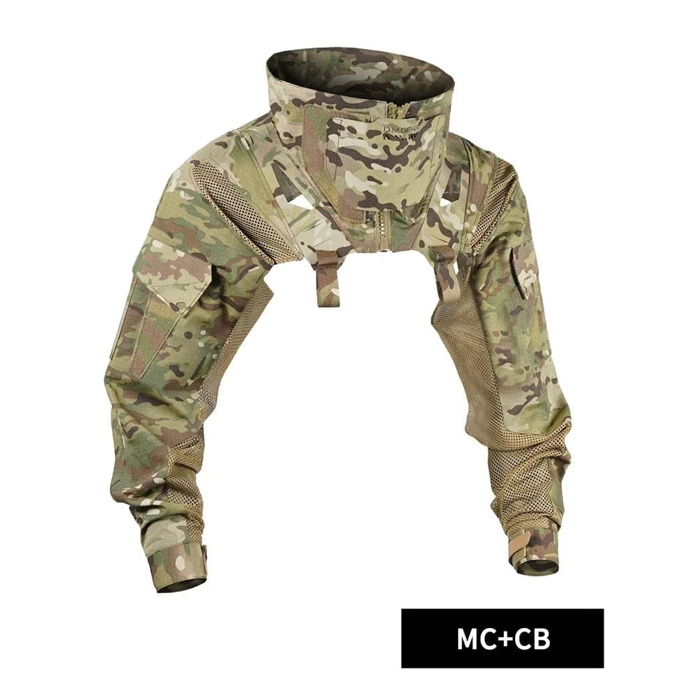 DMgear Original Tactical Combat Uniform Long Sleeve Camouflage Clothing Breathable Comfortable Hunting Accessories Outdoors MCCB / L