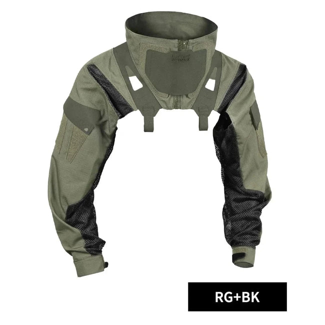 DMgear Original Tactical Combat Uniform Long Sleeve Camouflage Clothing Breathable Comfortable Hunting Accessories Outdoors RGBK / L