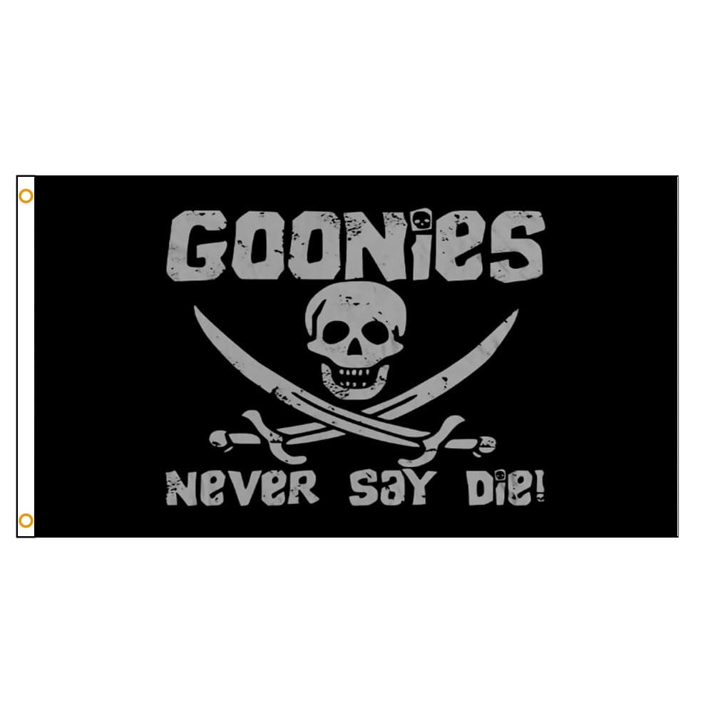 ACTION AIRSOFT 0 60 x 90 cm Drapeau Pirate Goonies 90x150cm fond noir