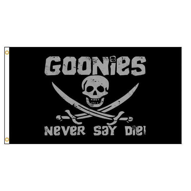 ACTION AIRSOFT 0 60 x 90 cm Drapeau Pirate Goonies 90x150cm fond noir