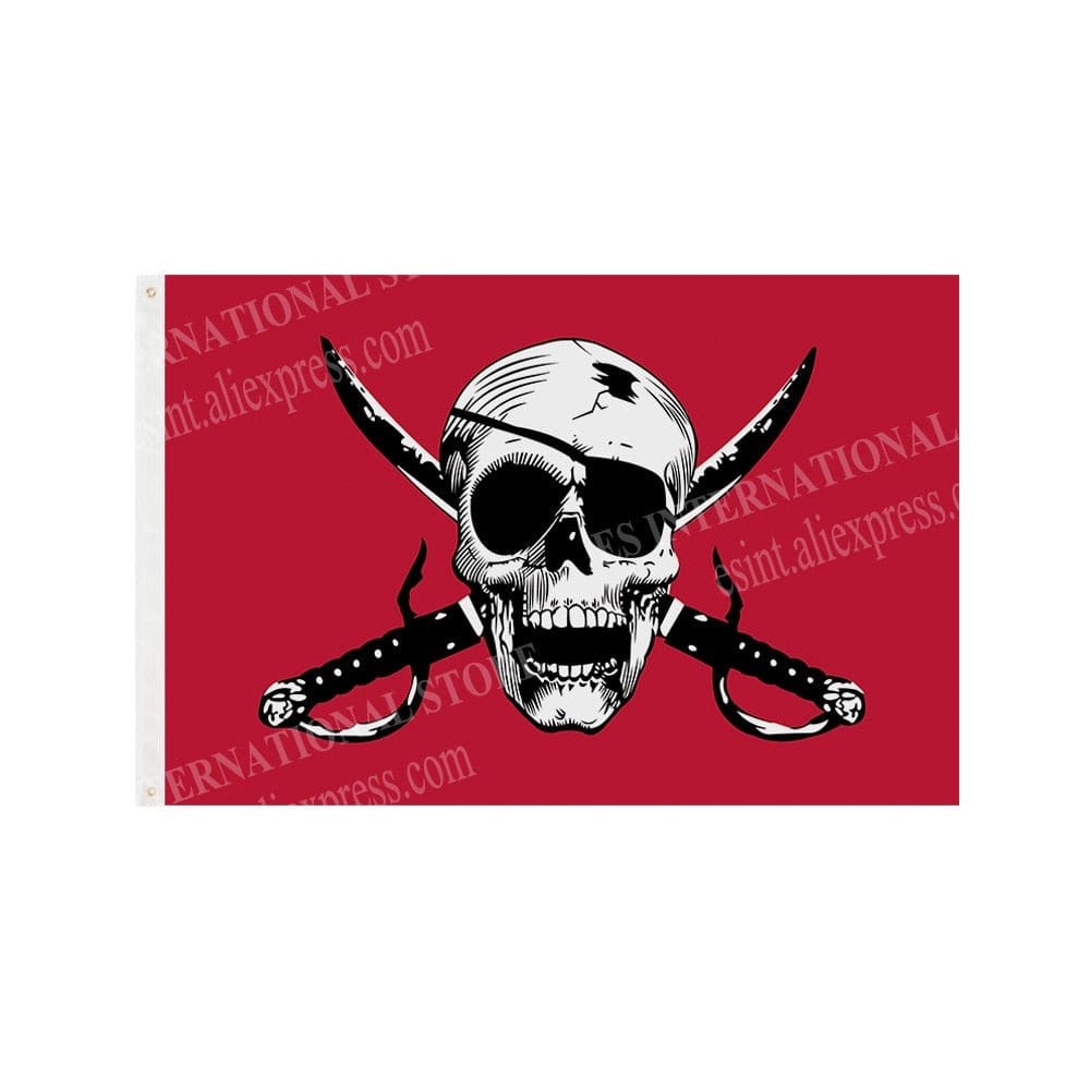 ACTION AIRSOFT 0 60 x 90 cm Drapeau pirate sabre croisés 60-150cm