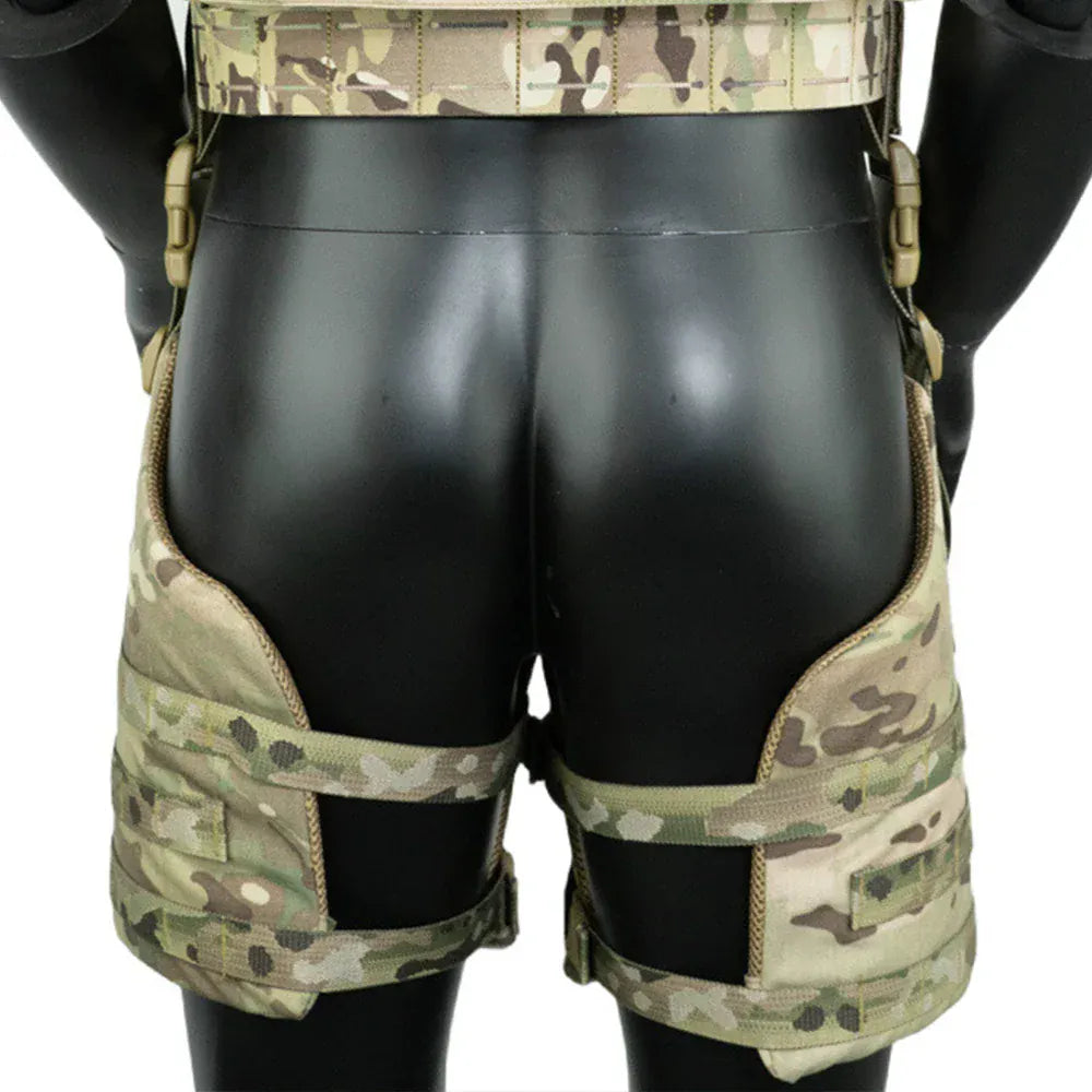 Drop Leg Platform for Holster MOLLE Webbing Adjustable Drop Leg Panel with Thigh Strap Hunting Accessories